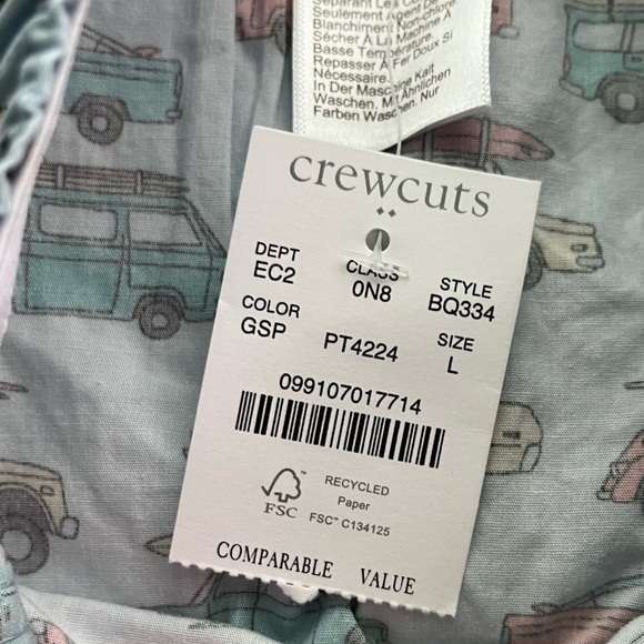 J. Crew Crewcuts • NWT Boys Boxers Blue Kids Car with Surfboard - Picture 5 of 5